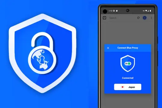 Blue Proxy Apk Terbaru, Browser Anti Blokir Tercepat dan Aman