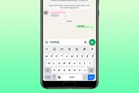 Cara Membuat Tulisan WhatsApp Huruf Arab, Jepang dan Korea dengan Mudah
