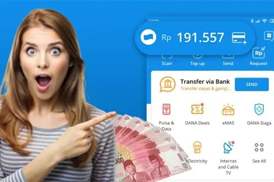 Tanpa Aplikasi! Begini Cara Menghasilkan Saldo DANA Gratis Rp100 Ribu Per Hari