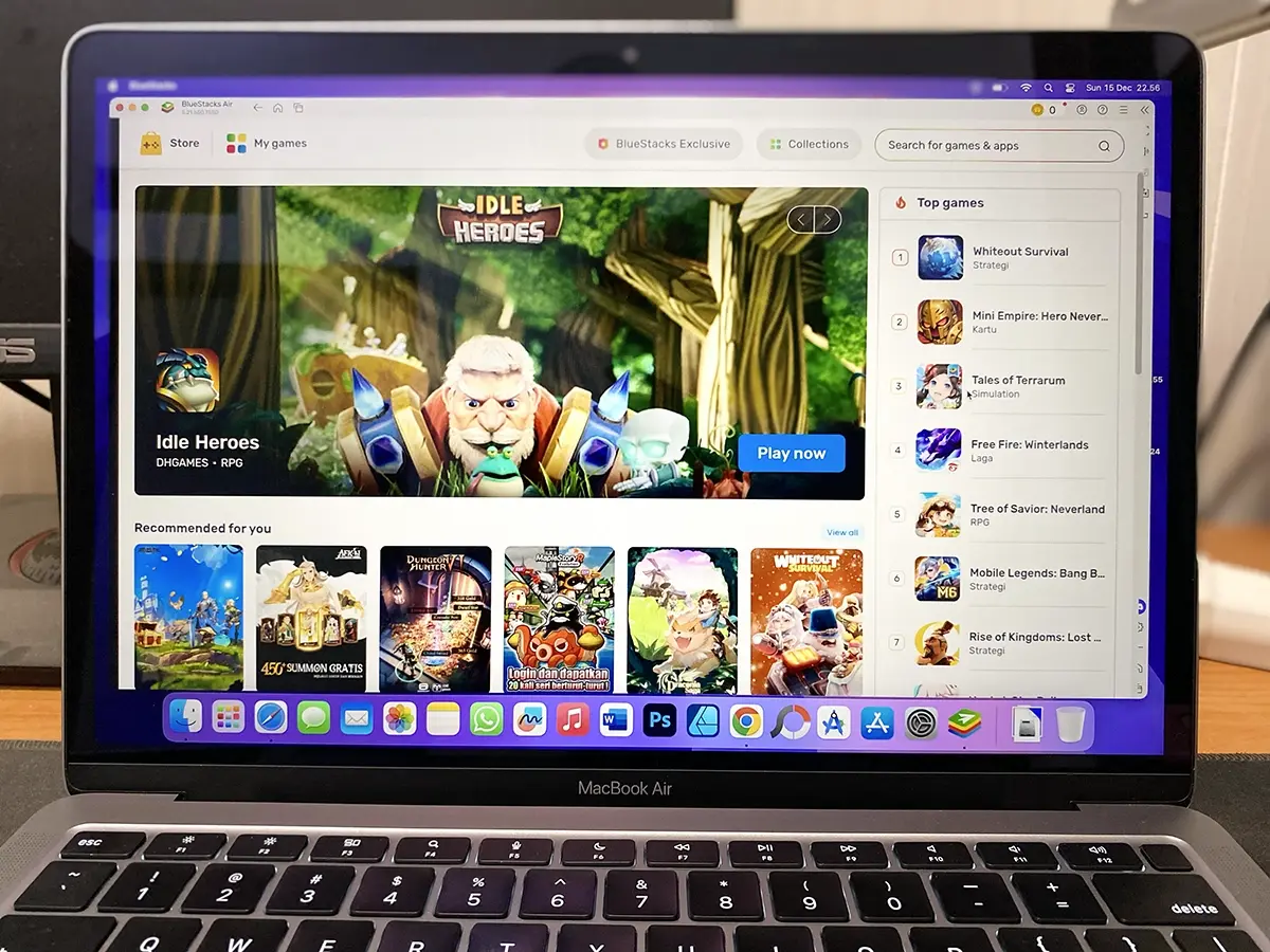 Cara Memainkan Game Android di MacOS dengan BlueStacks Air
