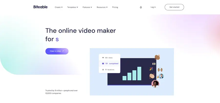 Biteable AI Platform Video Animasi Gratis
