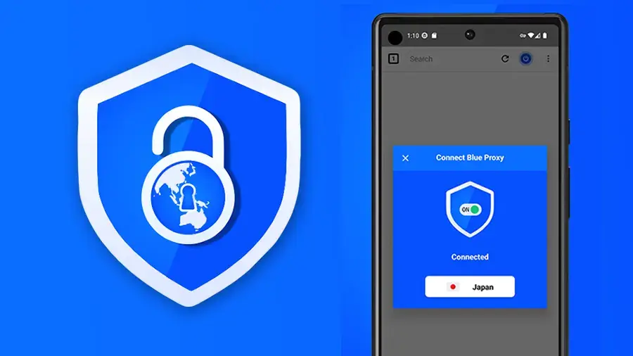 Blue Proxy Apk Terbaru, Browser Anti Blokir Tercepat dan Aman