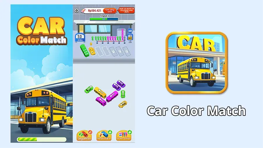 car color match game penghasil uang ke dana tercepat