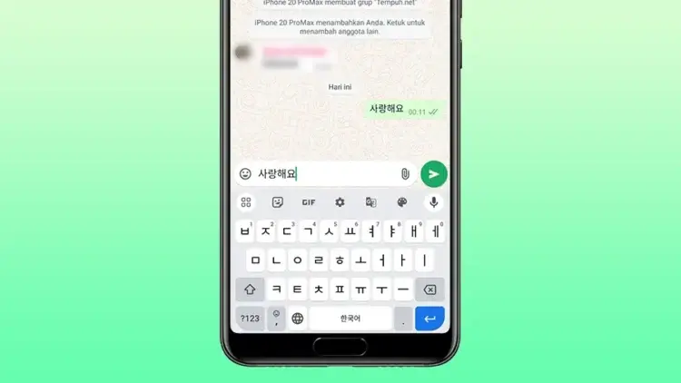 Cara Membuat Tulisan WhatsApp Huruf Arab, Jepang dan Korea dengan Mudah