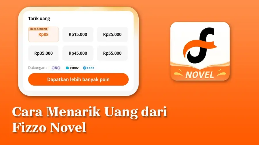 Cara Menarik Uang dari Fizzo Novel