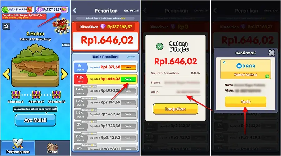 cara menarik uang dari fruit fantasy