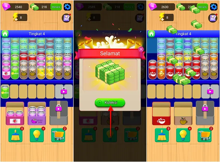 cara menghasilkan uang dari super pack king