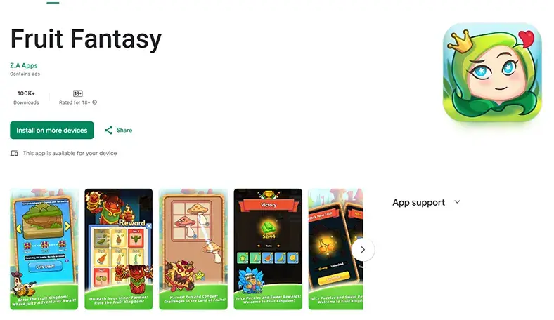 Fruit Fantasy - Game Teka-Teki Penghasil Uang DANA