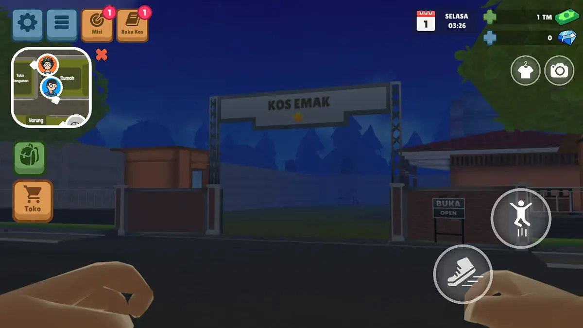 Gameplay Aku Si Juragan Kosan