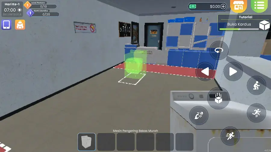 Gameplay Laundry Store Simulator