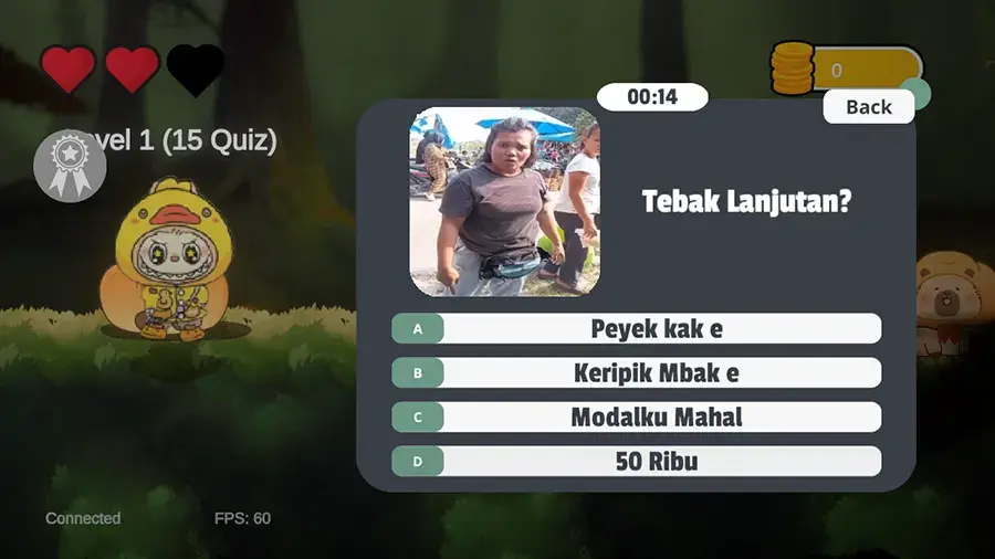 Gameplay Memelabu di Android