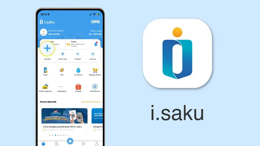i-saku dompet digital