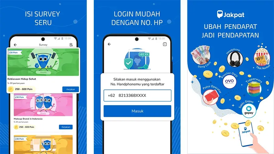 JAKPAT Aplikasi Penghasil Pulsa