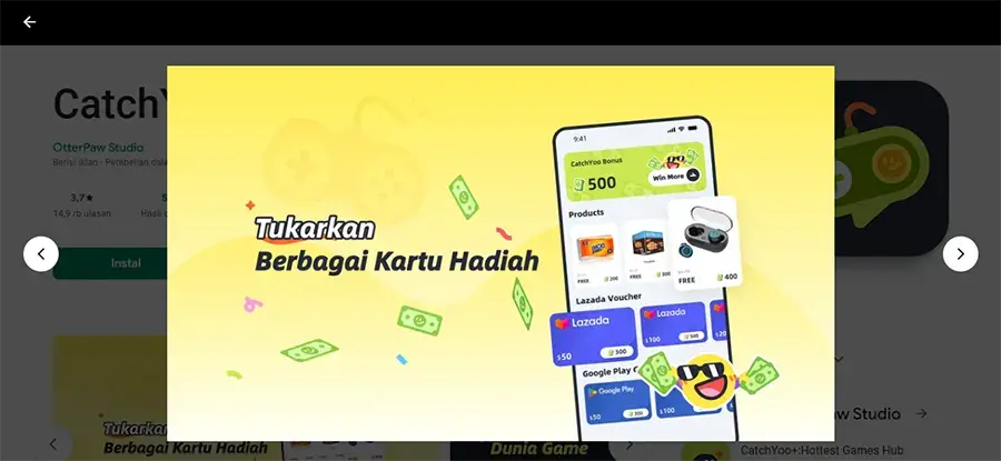 Kartu Hadiah Catch Yoo