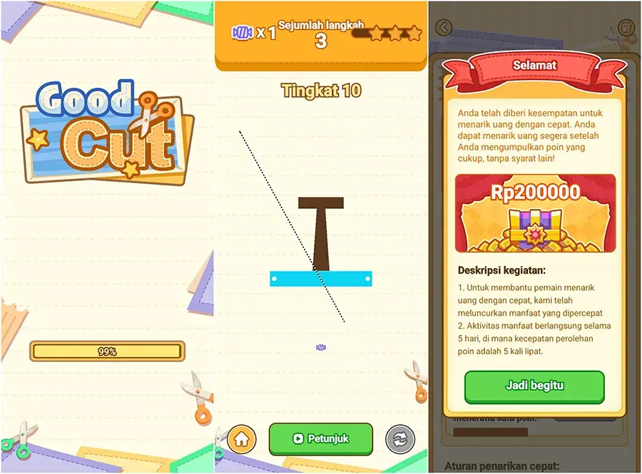 mengenal good cut game penghasil uang