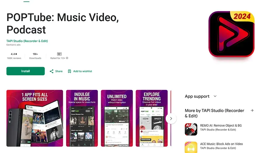 Nonton Youtube Dapat Uang Melalui POPTube