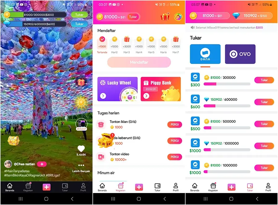 Review Videocash Aplikasi Penghasil Uang