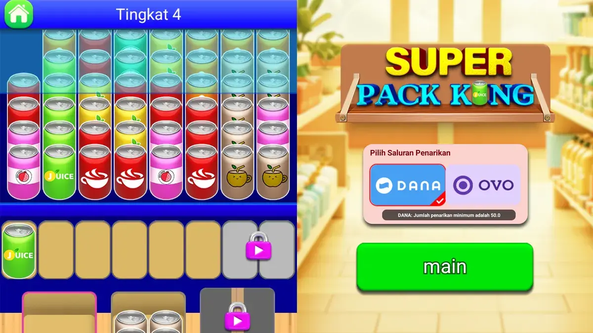 Review Game Super Pack King Apakah Terbukti Membayar Saldo DANA?