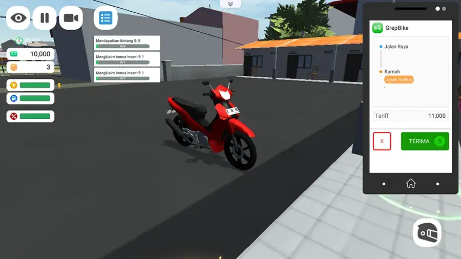 Terima Orderan Ojol The Game