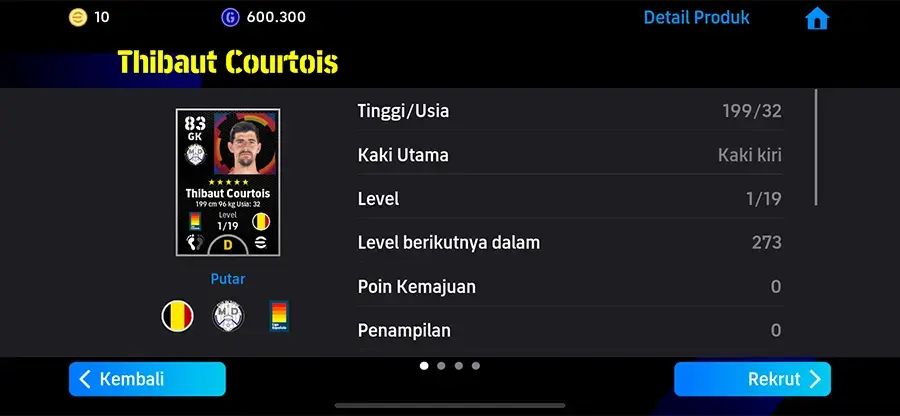 Thibaut Courtois eFootball 2025