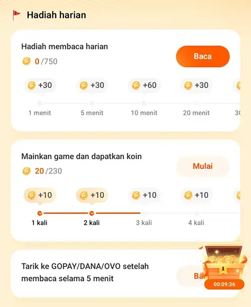 Tugas Harian Fizzo Novel