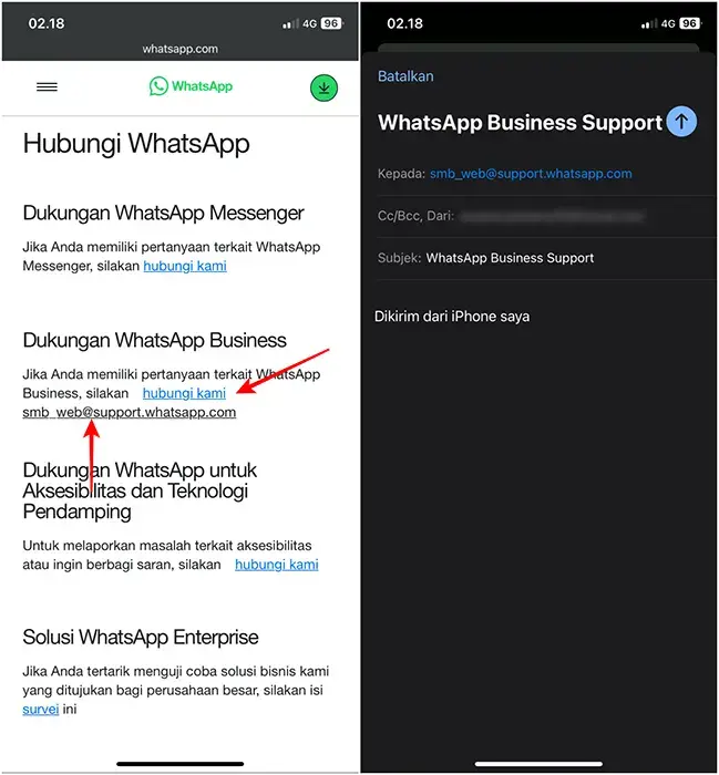 WhatsApp Business Support