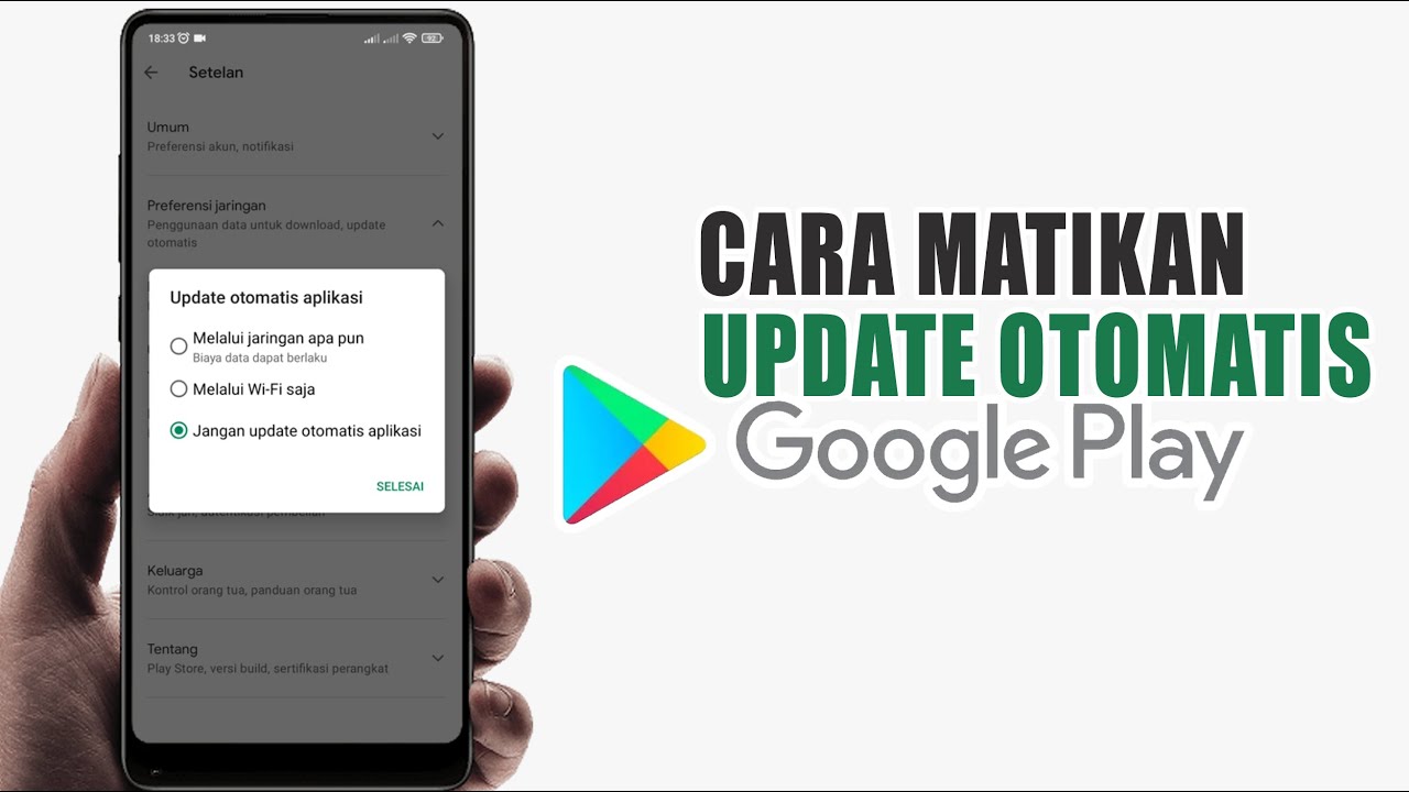 Cara Mematikan Update Otomatis Play Store di Android