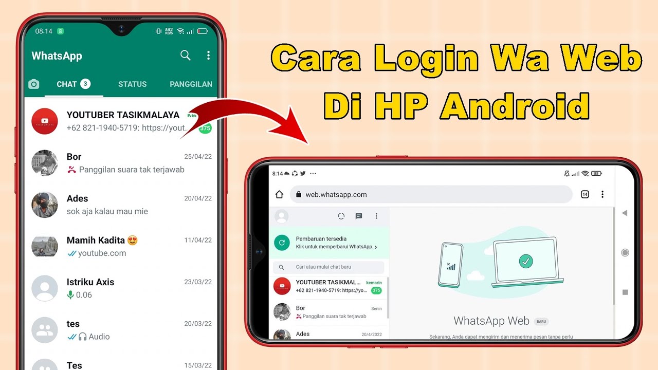Cara Membuka WhatsApp Web di HP Tanpa Aplikasi Tambahan